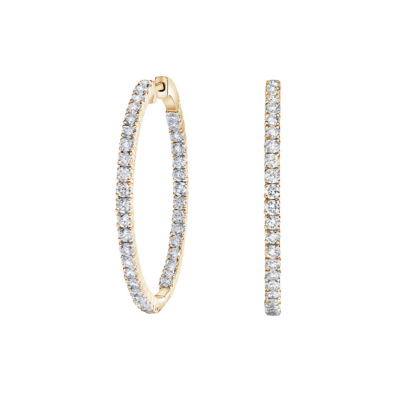 High-quality lab-grown diamond earring in yellow gold showcasing exquisite craftsmanship